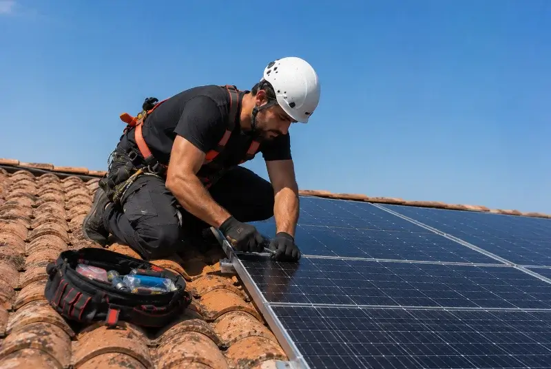 Maintenance et monitoring de panneaux solaires à Auberives-sur-Varèze