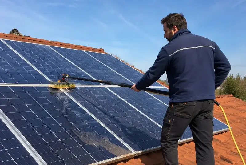Nettoyage et entretien de panneaux solaires à Auberives-sur-Varèze